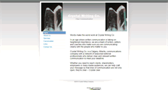 Desktop Screenshot of crystalwriting.ca